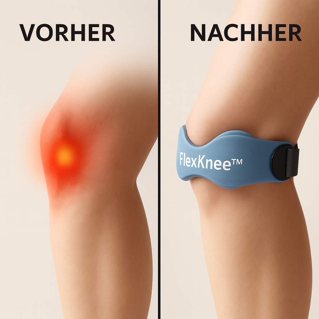 FlexKnee™ Stützband – Sofortige Entlastung bei Knieschmerzen
