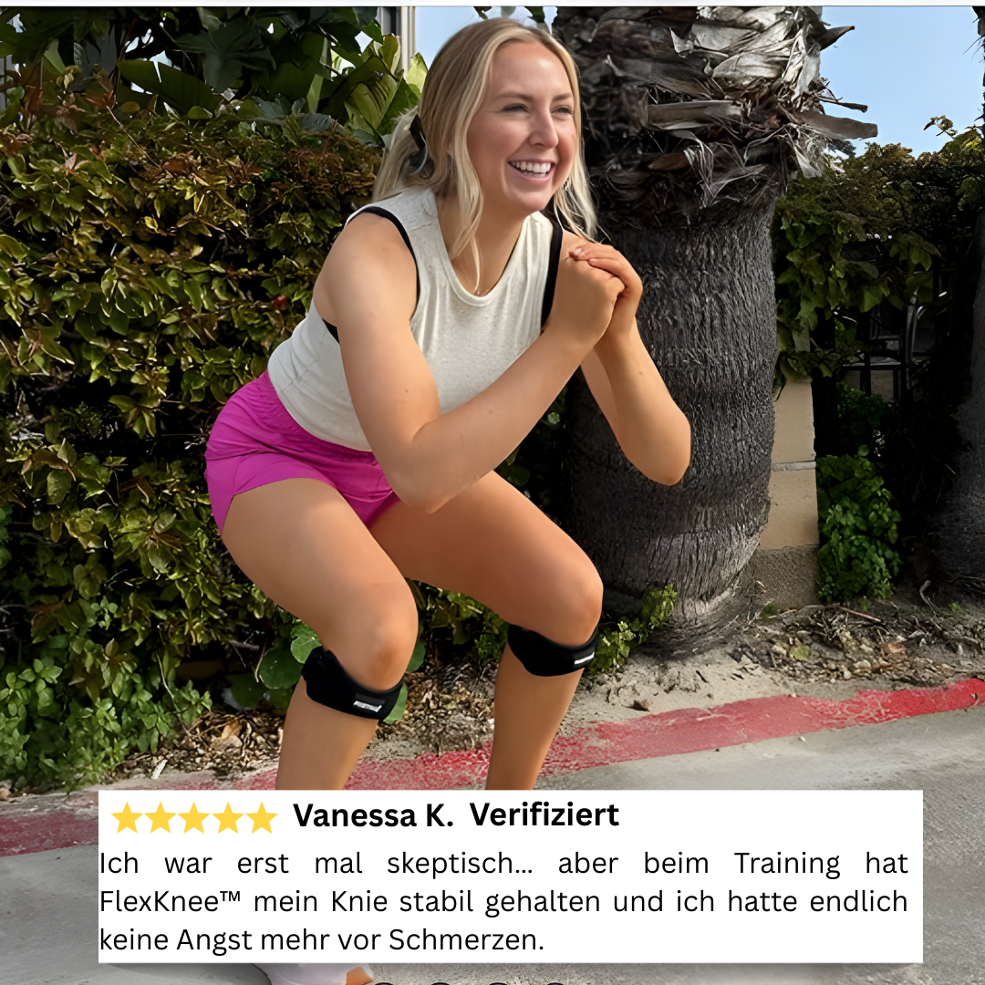 FlexKnee™ Stützband – Sofortige Entlastung bei Knieschmerzen